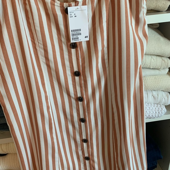 NWT H&M Striped Slip Dress - Picture 2 of 5